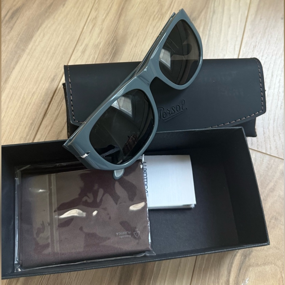 SOLD OUT, NWB - Unisex Persol PO3307S Sunglasses in unique Blue-Gray color